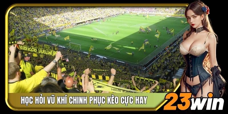 Học hỏi vũ khí chinh phục kèo cực hay từ cao thủ 23Win