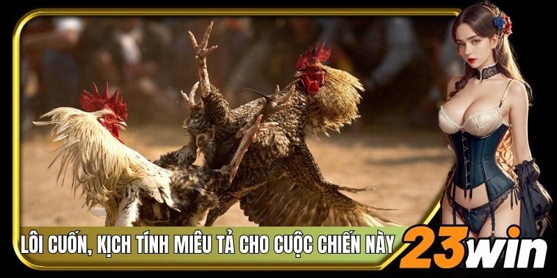 Sự lôi cuốn, kịch tính là từ ngữ miêu tả cho cuộc chiến này